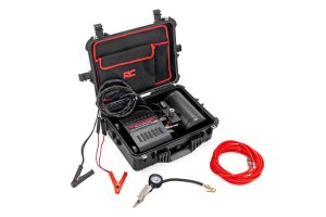 Portable Air Compressor - Rough Country - Twin Motor, 12 Volt, 150PSI, 6.16 CFM